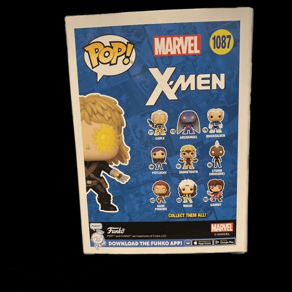 New Funko Pop! Marvel X-Men (1087) Longshot Bobble-Head Figurine - Picture 4 of 5